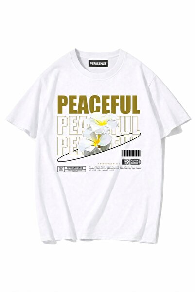 PERISENSE Unisex Γυναικεία/Ανδρικά με τύπωμα 100% Βαμβάκι Premium Χτενισμένα ...