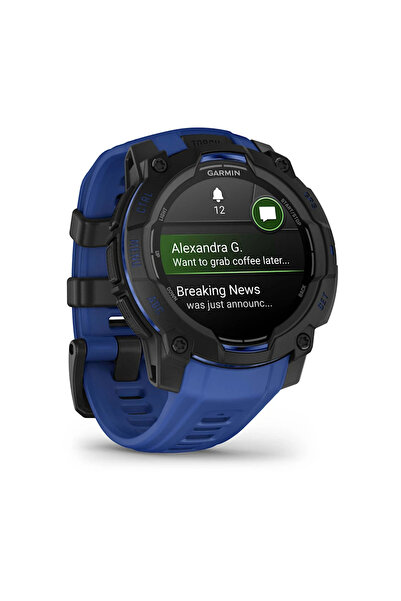 Garmin Instinct 3 - 45 mm AMOLED - Siyah Mavi