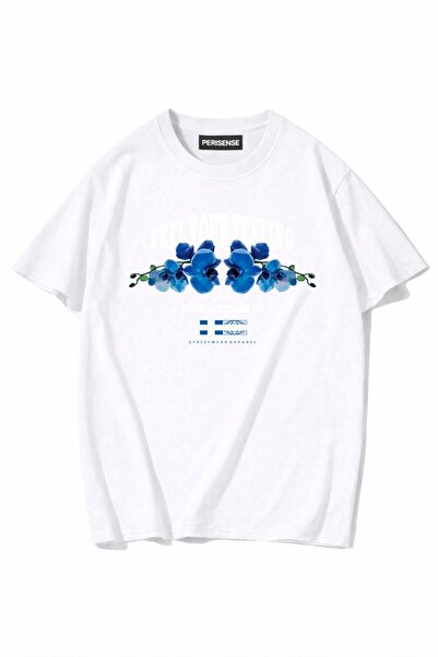 PERISENSE Unisex Γυναικεία/Ανδρικά με τύπωμα 100% Βαμβάκι Premium Χτενισμένα ...