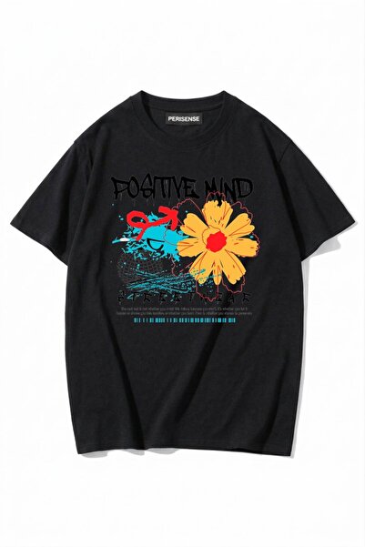 PERISENSE Unisex Γυναικεία/Ανδρικά με τύπωμα 100% Βαμβάκι Premium Χτενισμένα ...