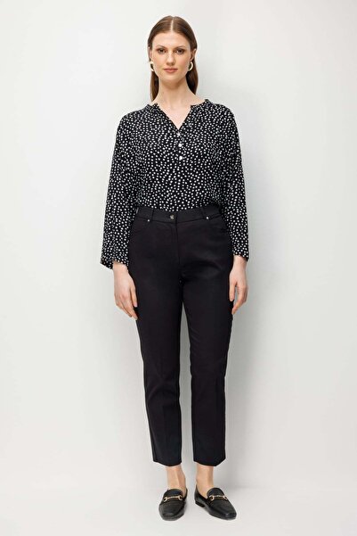 Ekol Pantaloni skinny cu talie înaltă