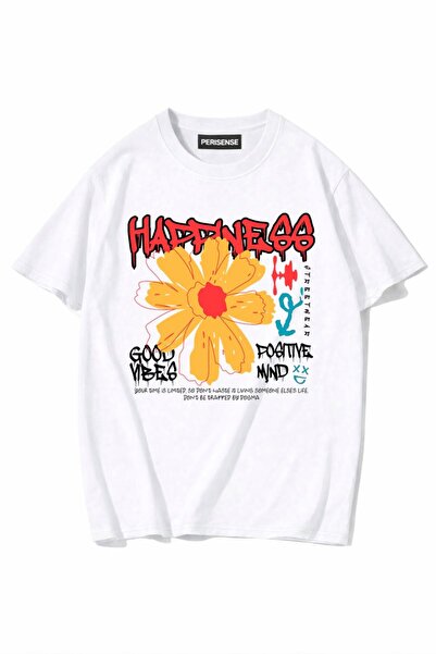 PERISENSE Unisex Γυναικεία/Ανδρικά με τύπωμα 100% Βαμβάκι Premium Χτενισμένα ...