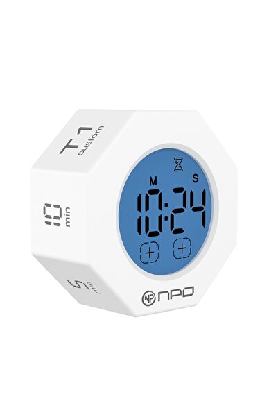NPO NPT22A Alarmlı G-Sensör Otomatik Zamanlayıcılı Küp Kronometre Pomodoro Mo...