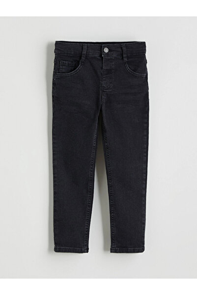 LC Waikiki Pantaloni de blugi pentru băieți LCW Kids, negri, slim fit