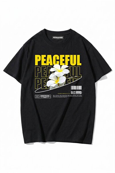 PERISENSE Unisex Γυναικεία/Ανδρικά με τύπωμα 100% Βαμβάκι Premium Χτενισμένα ...