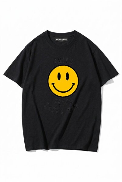 PERISENSE Unisex Γυναικεία/Ανδρικά με τύπωμα 100% Βαμβάκι Premium Χτενισμένα ...