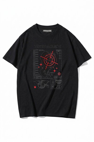 PERISENSE Unisex Γυναικεία/Ανδρικά με τύπωμα 100% Βαμβάκι Premium Χτενισμένα ...