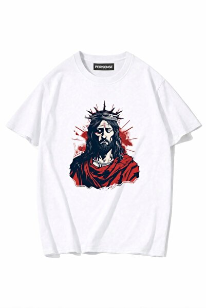 PERISENSE Unisex Γυναικεία/Ανδρικά με τύπωμα 100% Βαμβάκι Premium Χτενισμένα ...