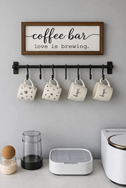 TncPatiShop Вішалка для кухонних рушників з 6 гачками, декоративний пластик, ...