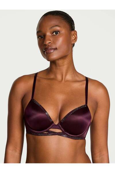 Victoria's Secret Işıltılı Çapraz Bantlı Push-Up Sütyen