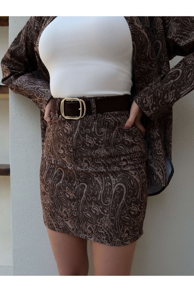 ESRAHELVACI Μίνι φούστα με έθνικ σχέδιο