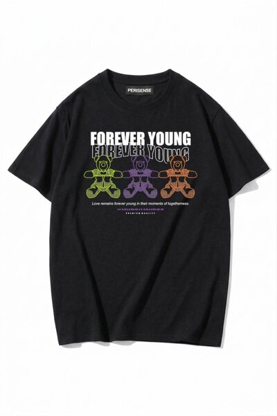 PERISENSE Unisex Γυναικεία/Ανδρικά με τύπωμα 100% Βαμβάκι Premium Χτενισμένα ...