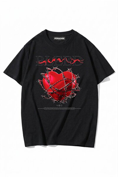 PERISENSE Unisex Γυναικεία/Ανδρικά με τύπωμα 100% Βαμβάκι Premium Χτενισμένα ...