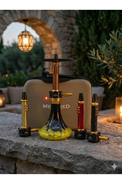 MEGAHED Çanta hediyeli Mini Nargile Takımı
