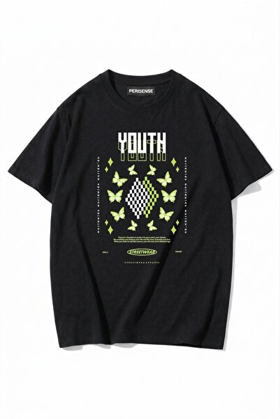 PERISENSE Unisex Γυναικεία/Ανδρικά με τύπωμα 100% Βαμβάκι Premium Χτενισμένα ...