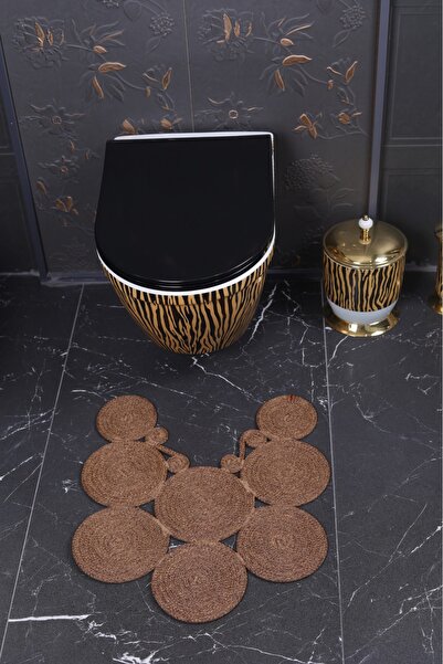 JÜTEX HOME Jute, Straw, Doormat, Bathroom Mat, Toilet Seat Mat, Toilet Seat M...