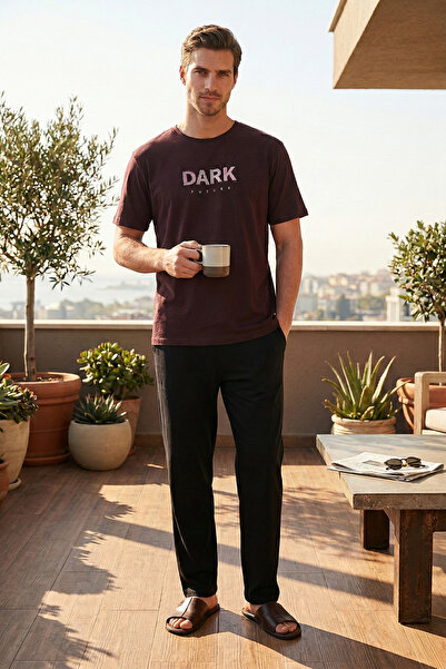 Buratti Cotton Regular Fit Printed Pajama Set Men's Pajama Set 6096160