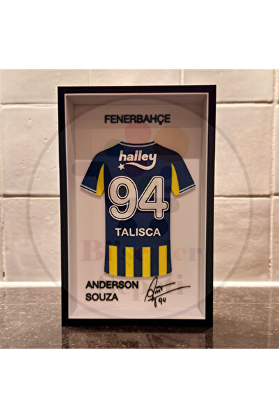 Bi'şeyler Sepeti Talisca Anderson Souza - Fenerbahçe - Forma İmzalı Çerçeve H...