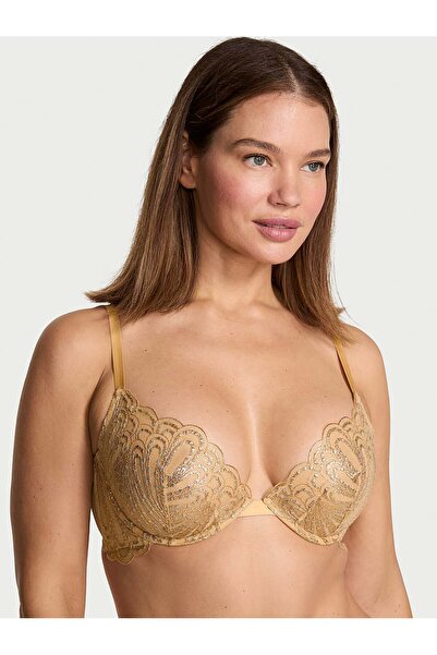 Victoria's Secret İşlemeli Desteksiz Demi Sütyen