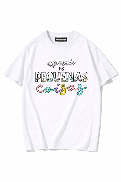 PERISENSE Unisex Γυναικεία/Ανδρικά με τύπωμα 100% Βαμβάκι Premium Χτενισμένα ...