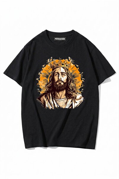 PERISENSE Unisex Γυναικεία/Ανδρικά με τύπωμα 100% Βαμβάκι Premium Χτενισμένα ...