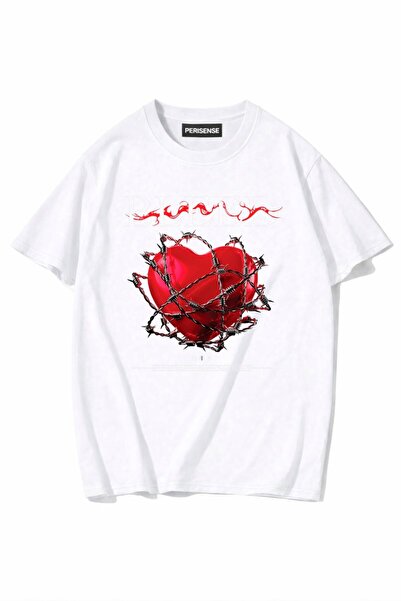 PERISENSE Unisex Γυναικεία/Ανδρικά με τύπωμα 100% Βαμβάκι Premium Χτενισμένα ...