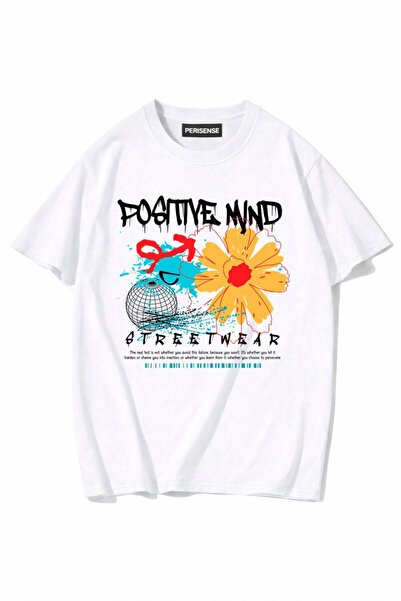 PERISENSE Unisex Γυναικεία/Ανδρικά με τύπωμα 100% Βαμβάκι Premium Χτενισμένα ...