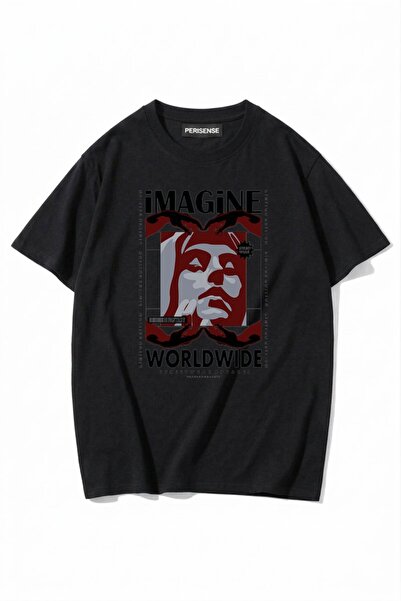 PERISENSE Unisex Femei/Bărbați cu imprimeu bumbac 100% Premium bumbac moale s...