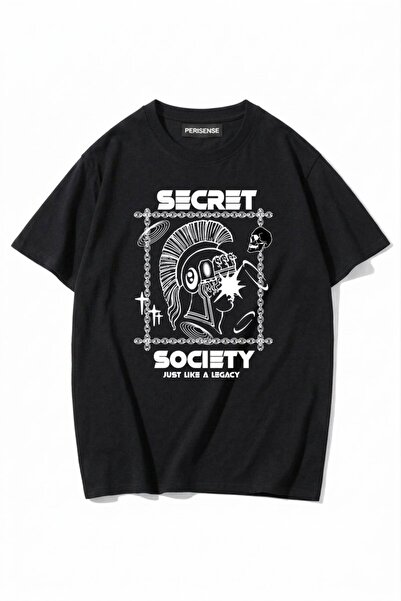 PERISENSE Unisex Γυναικεία/Ανδρικά με τύπωμα 100% Βαμβάκι Premium Χτενισμένα ...