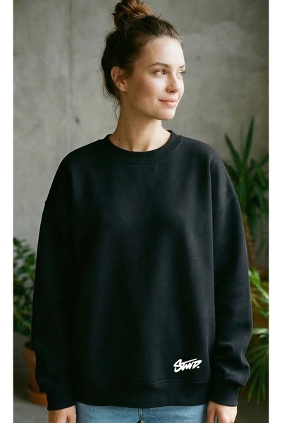 ZAVIXO -Women's Winter 3 Thread O Oversized Sweatshirt – Soft Fabric Modern D...