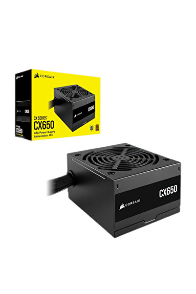 Corsair مزود الطاقة CX650 80 PLUS Bronze غير المعياري منخفض الضوضاء ATX بقوة ...