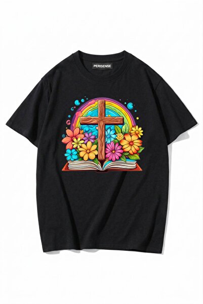 PERISENSE Unisex Γυναικεία/Ανδρικά με τύπωμα 100% Βαμβάκι Premium Χτενισμένα ...