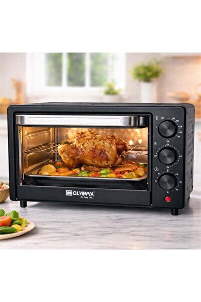 Olympia Multifunction Toaster Oven 25L with 60 Minute Timer, Temperature Cont...