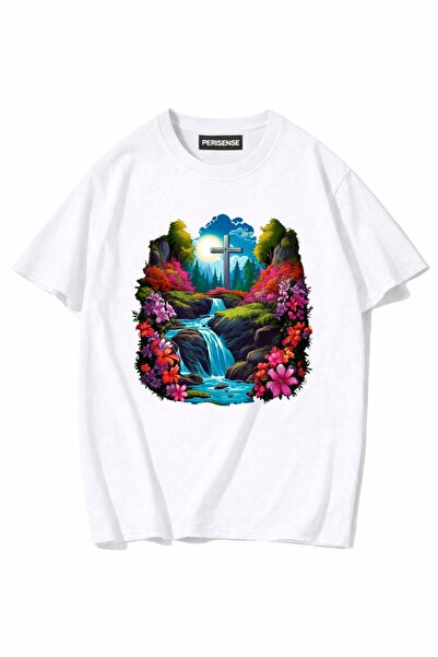 PERISENSE Unisex Γυναικεία/Ανδρικά με τύπωμα 100% Βαμβάκι Premium Χτενισμένα ...