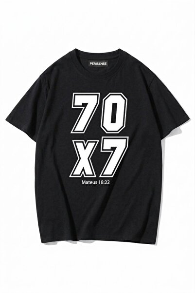 PERISENSE Unisex Γυναικεία/Ανδρικά με τύπωμα 100% Βαμβάκι Premium Χτενισμένα ...