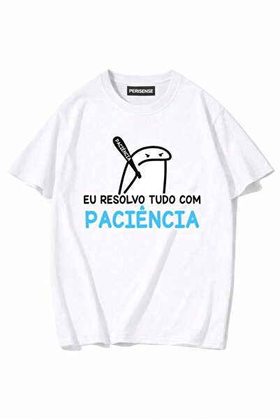 PERISENSE Unisex Γυναικεία/Ανδρικά με τύπωμα 100% Βαμβάκι Premium Χτενισμένα ...