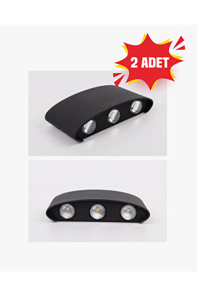 Cata 2 Adet CT-8011 Haiti Dış Mekan Modern Led Aplik 10W Günışığı ışık