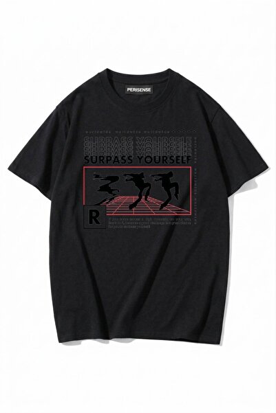 PERISENSE Unisex Γυναικεία/Ανδρικά με τύπωμα 100% Βαμβάκι Premium Χτενισμένα ...