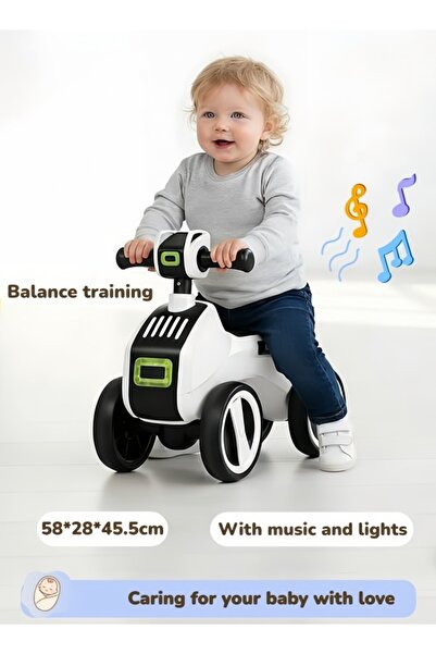 Generic Ride On Car For Toddlers,Toddler Balance Bike,4-Wheel Balance Bike,Pe...