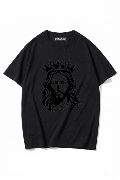 PERISENSE Unisex Γυναικεία/Ανδρικά με τύπωμα 100% Βαμβάκι Premium Χτενισμένα ...