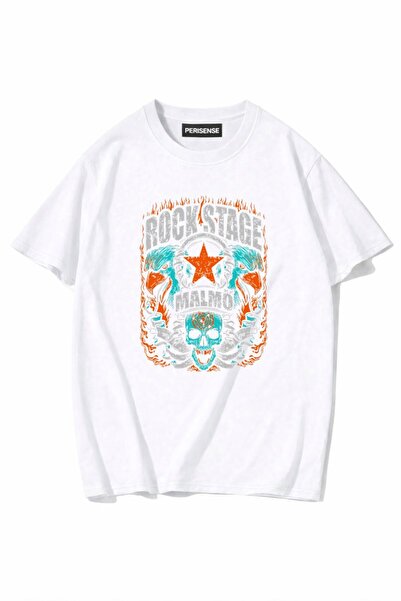 PERISENSE Unisex Γυναικεία/Ανδρικά με τύπωμα 100% Βαμβάκι Premium Χτενισμένα ...