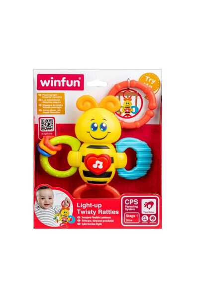 WINFUN Light‑Up Twisty Rattles Bee