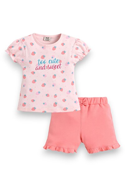 Victor and Jane Infant Girls’ 2-Piece Set – “So Cute and Sweet” Puff Sleeve T...