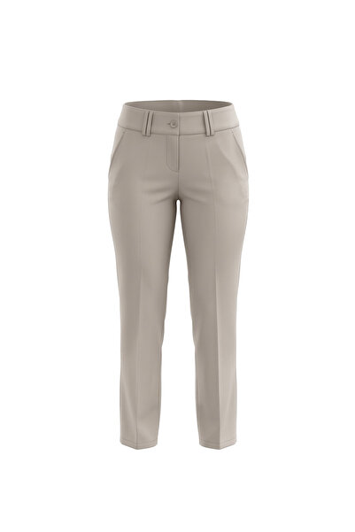 Sentez Γυναικείο παντελόνι Μήκος αστραγάλου - Κρεμ