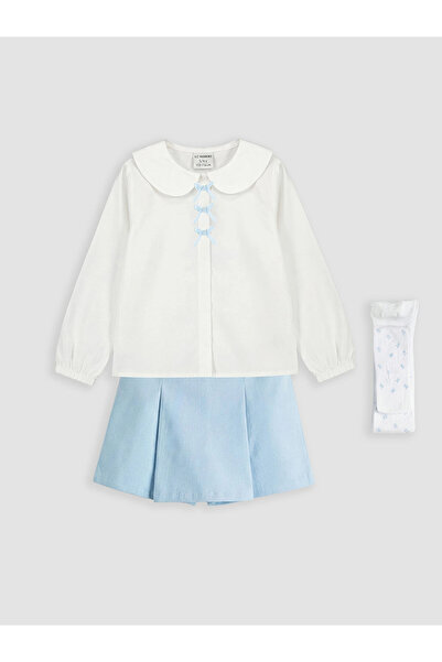 LC Waikiki Lcw Kids Ecru Girls' 3-Piece Set