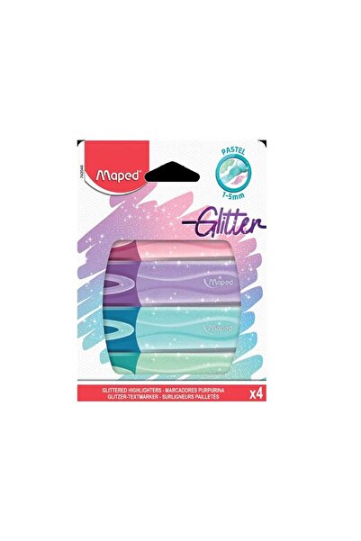 Maped Highlighter Glitter 4 Colors