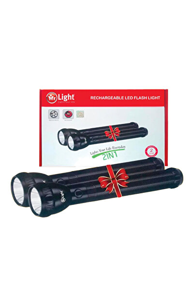 MR.LIGHT مصباح يدوي LED 2322 - قطعتان