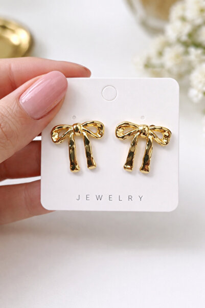 Ervalina Thick Figure Bow Earrings