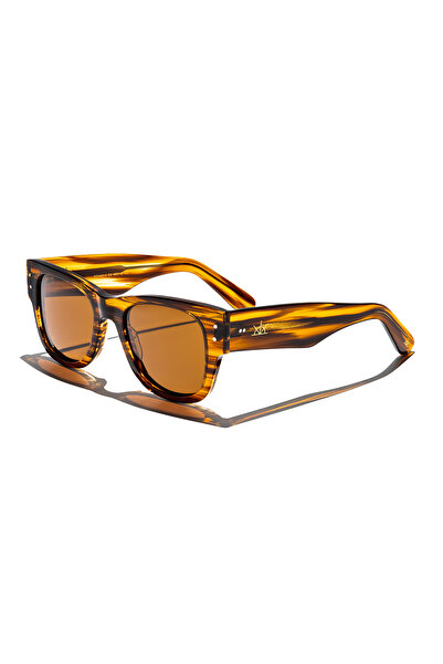 EYE OF HORUS Eoh4014 C4 Amber Acetate Unisex Sunglasses