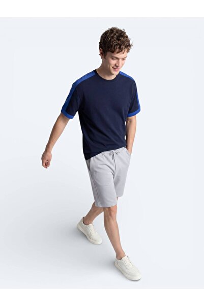 Kip Navy Blue Plain T-Shirt